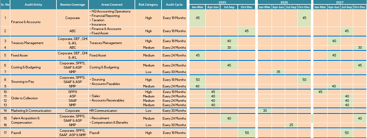 Risk-Based Internal Audit (RBIA) Services | RiskMan Consulting